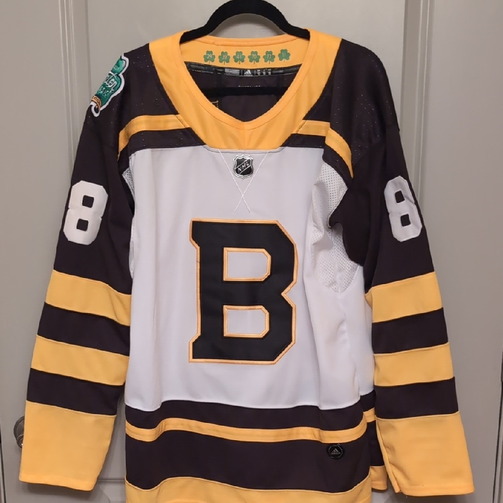 Boston Bruins 2019 Winter Classic David Pastrnak Jersey Adidas